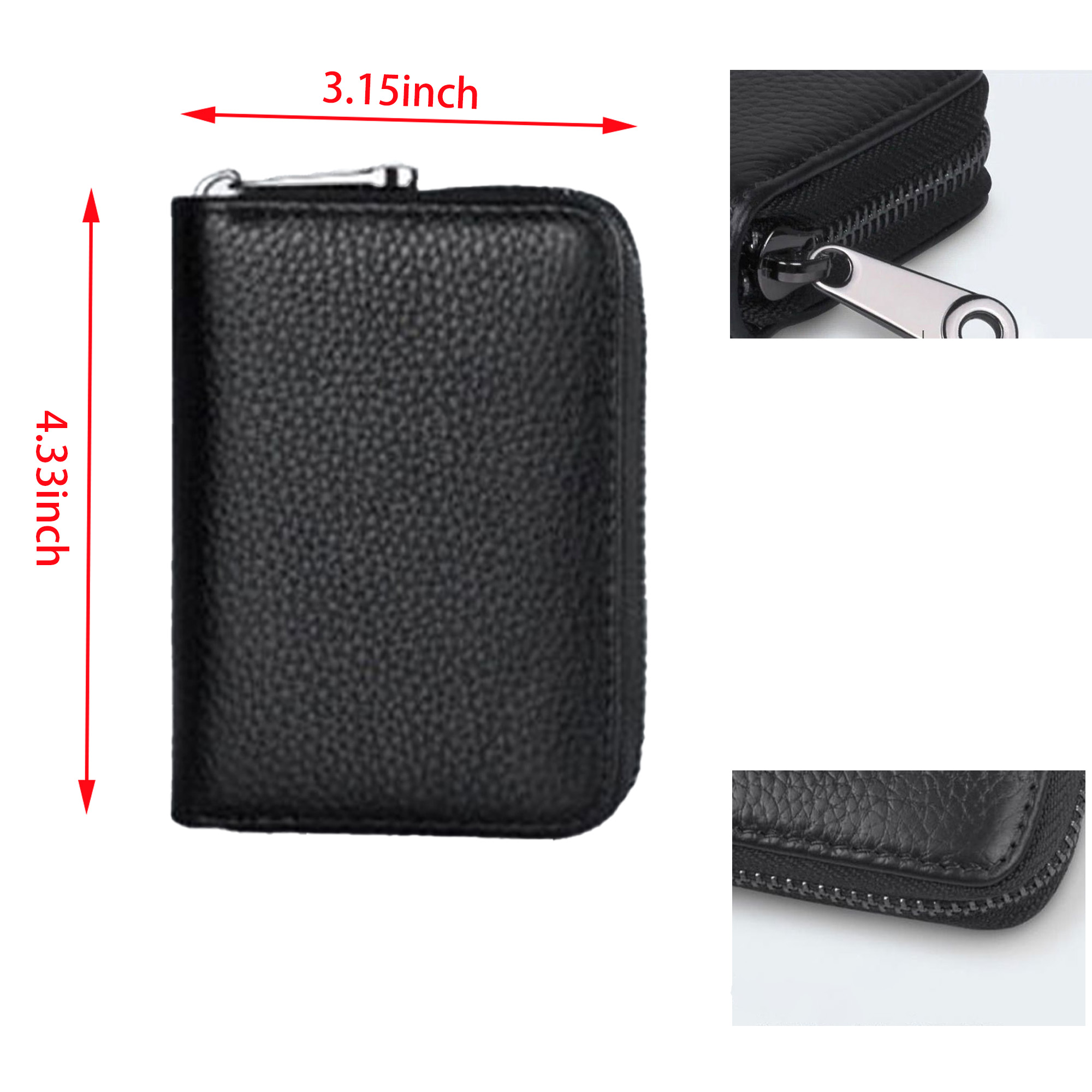 PU Leather Credit Card Wallet MOQ 100 3