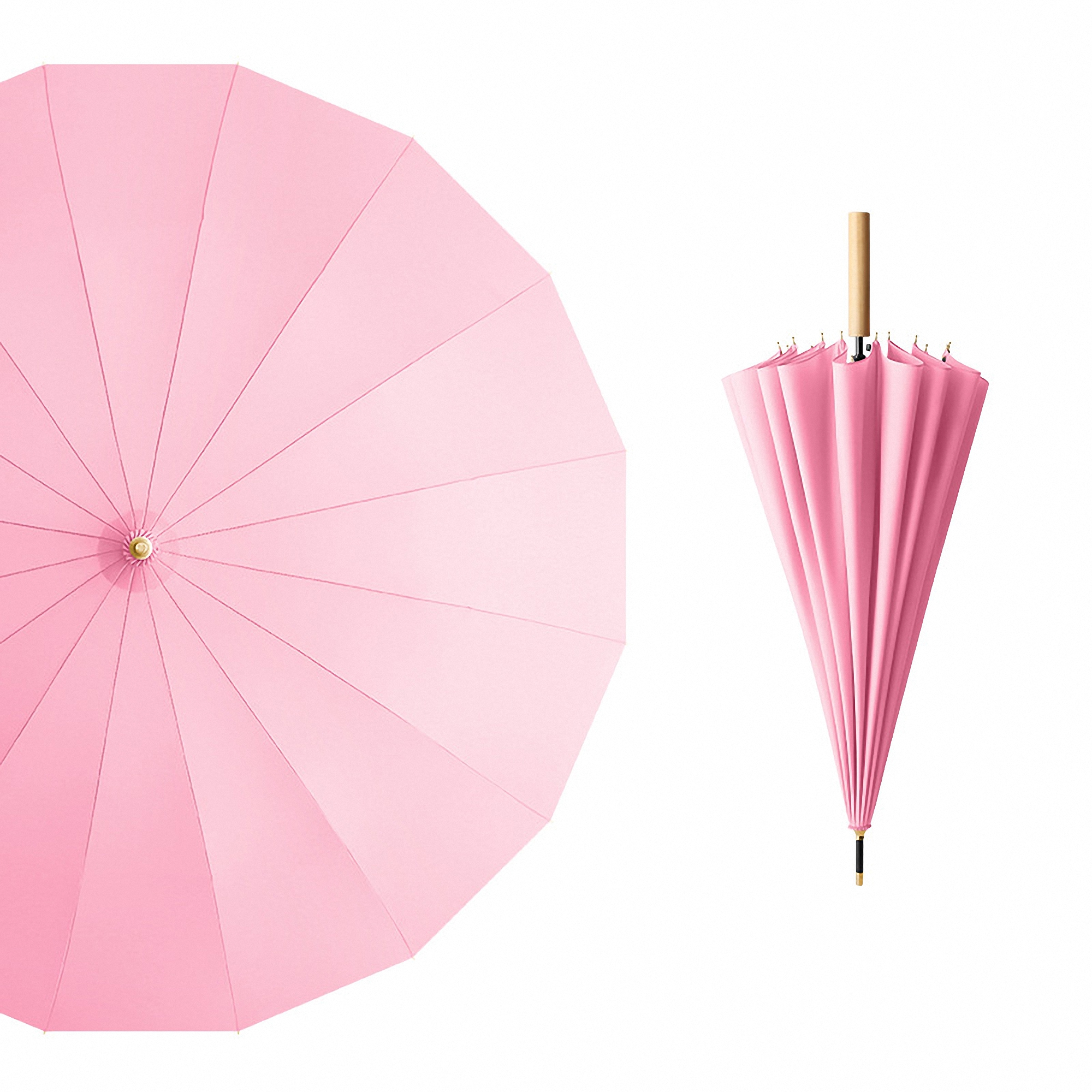 Long Handle Aluminum Automatic Umbrella 3