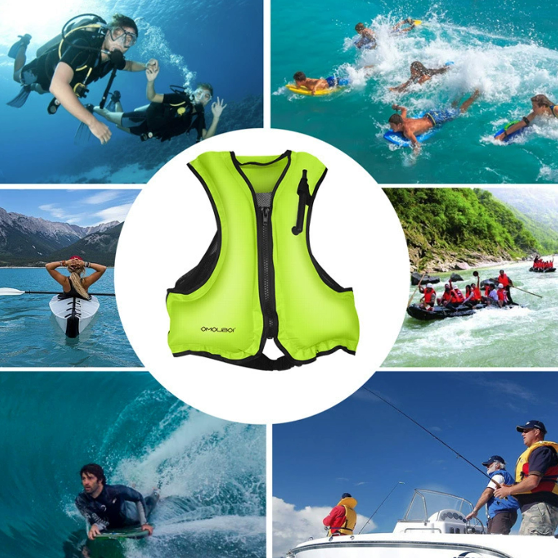 Inflatable Life Jacket Buoyancy Vest 2