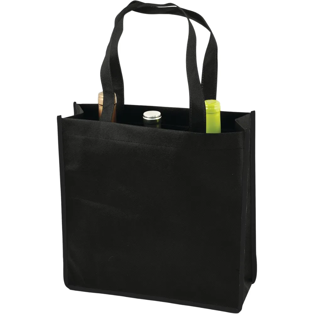 3-Bottle Non-Woven Wine Tote 4