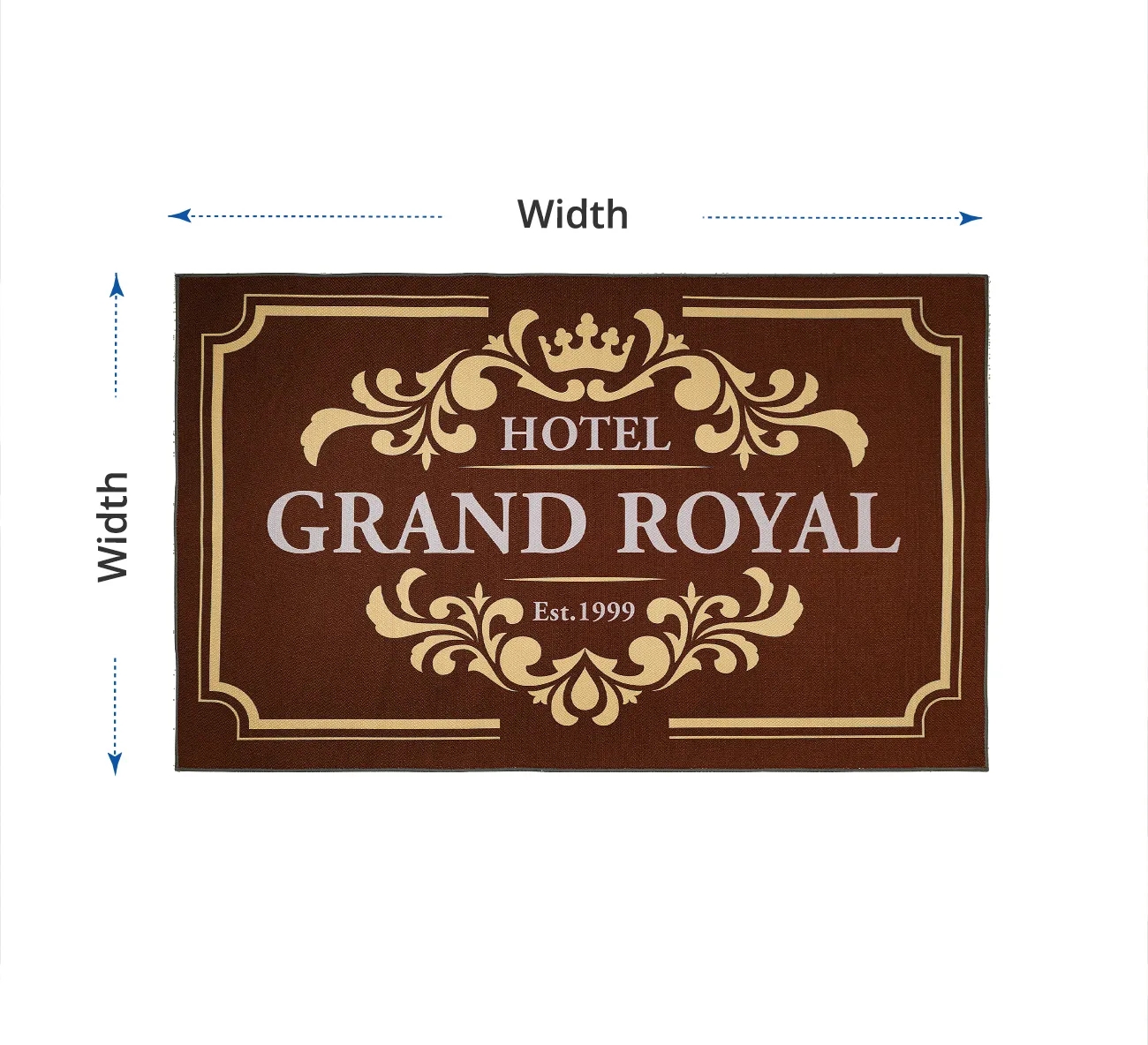 Custom Logo Rugs - Polyester (3ft x 3ft) 3