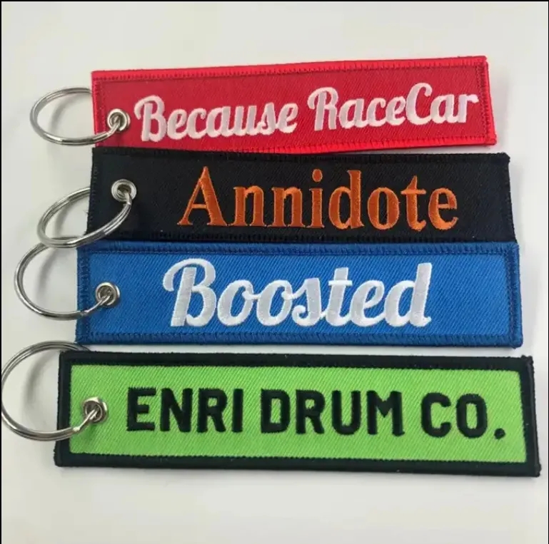 Embroidered Keychain Tag 1