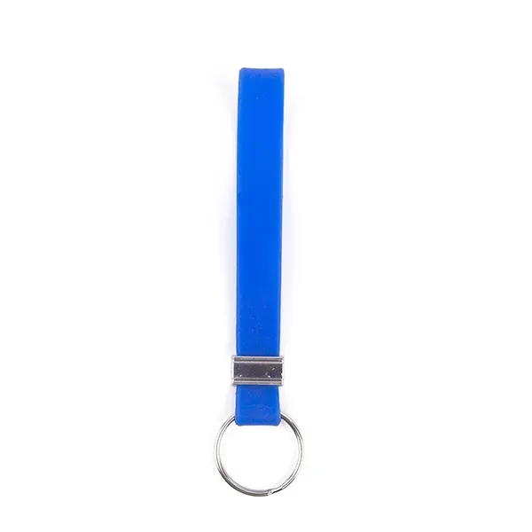 Solid Color Silicone Keychain 4