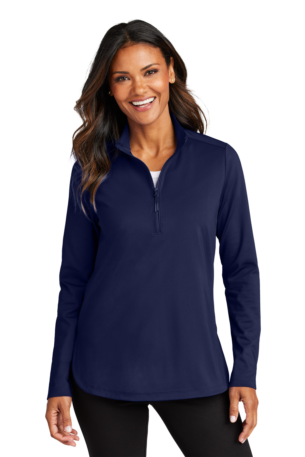 Port Authority Women's C-FREE Double Knit 1/4-Zip LK880 2