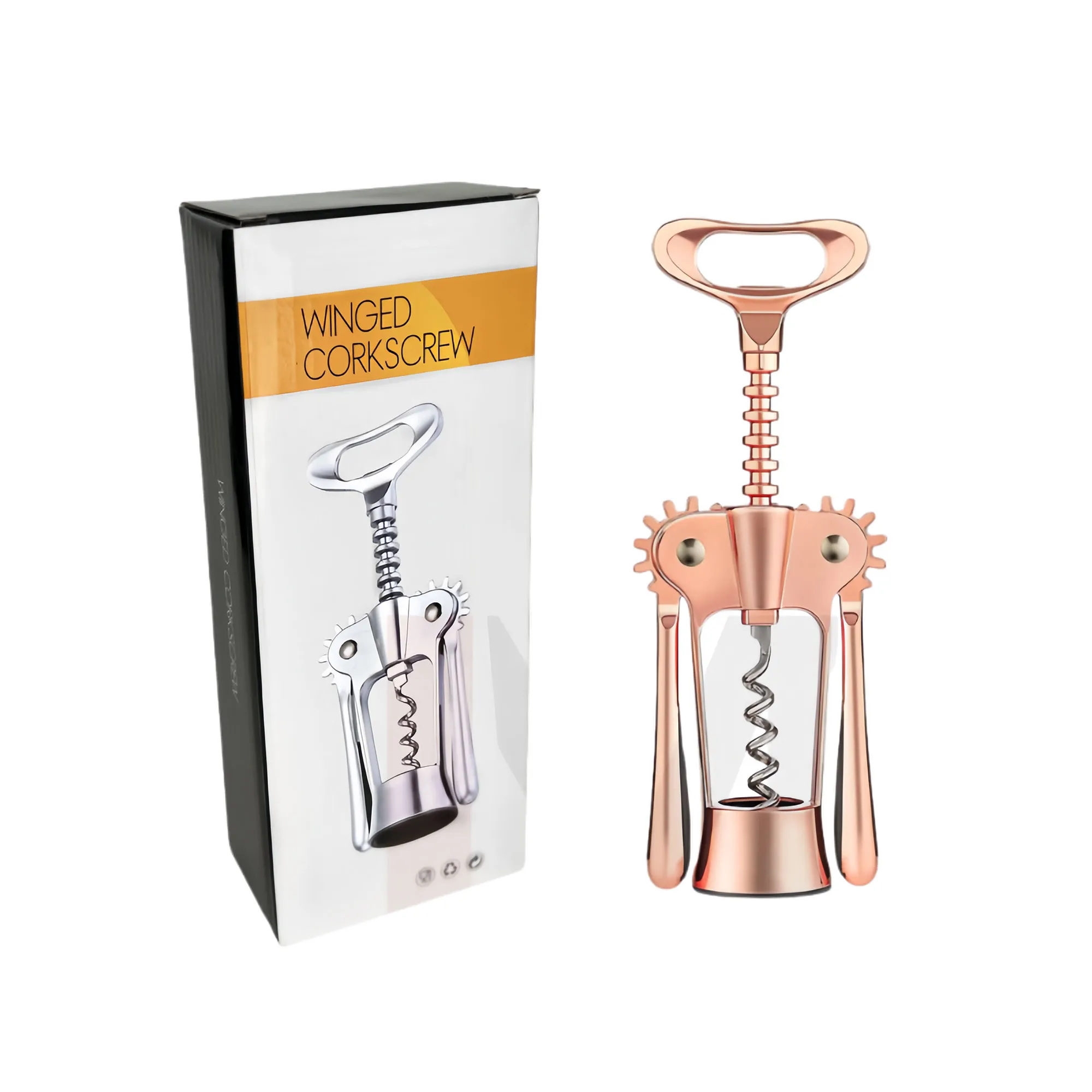 Premium Stainless Steel Wine Opener With Dual Lever 5