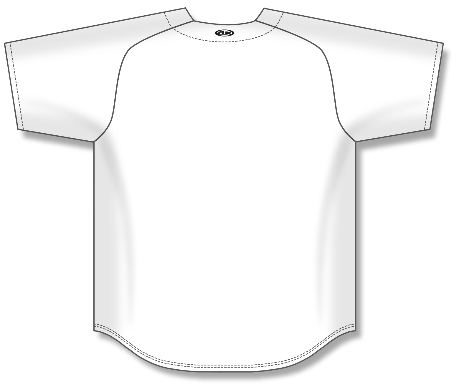 Full Button Baseball Jerseys BA5200-G01 33