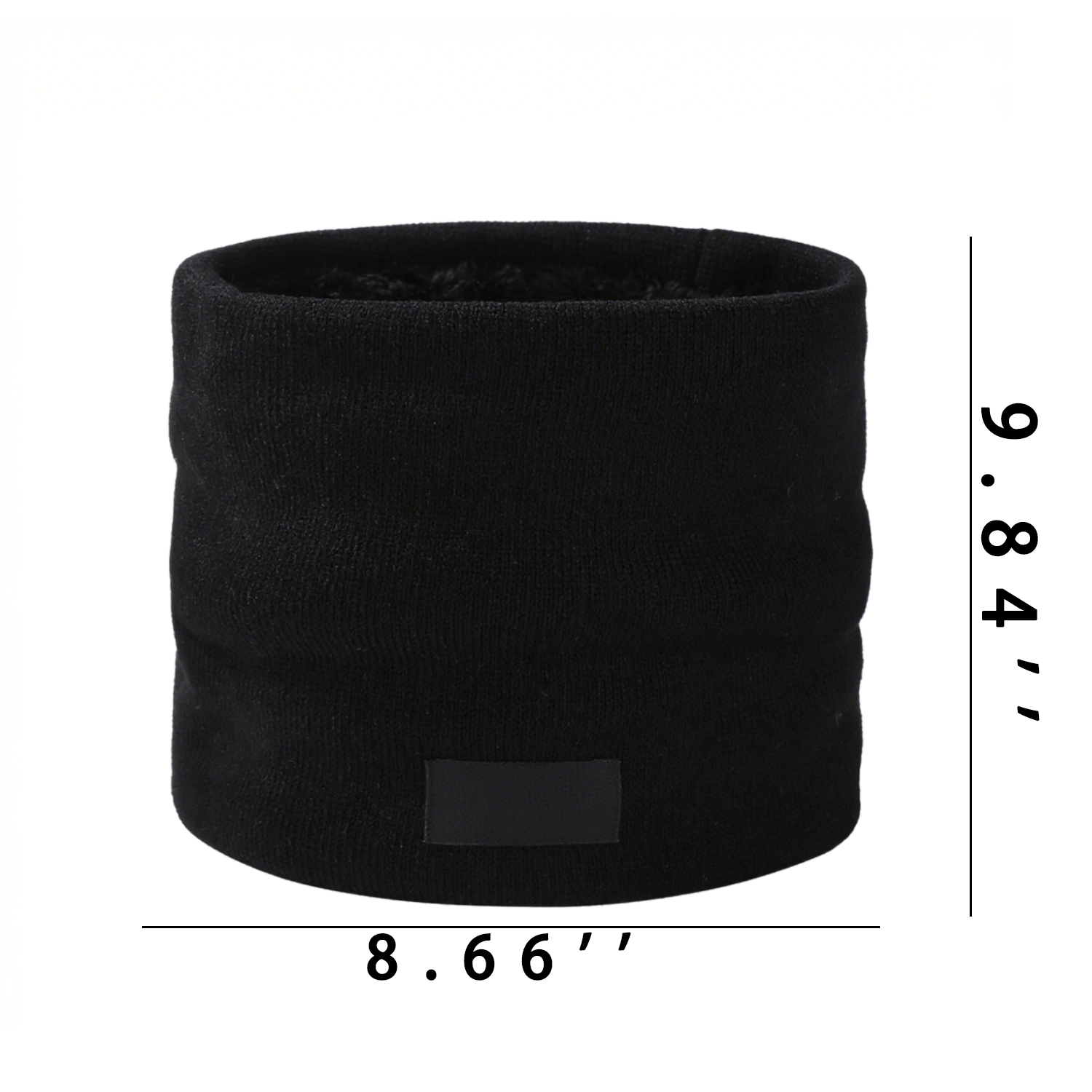 Unisex Polyester Thick Windproof Neck Warmer Thermal Scarf 2