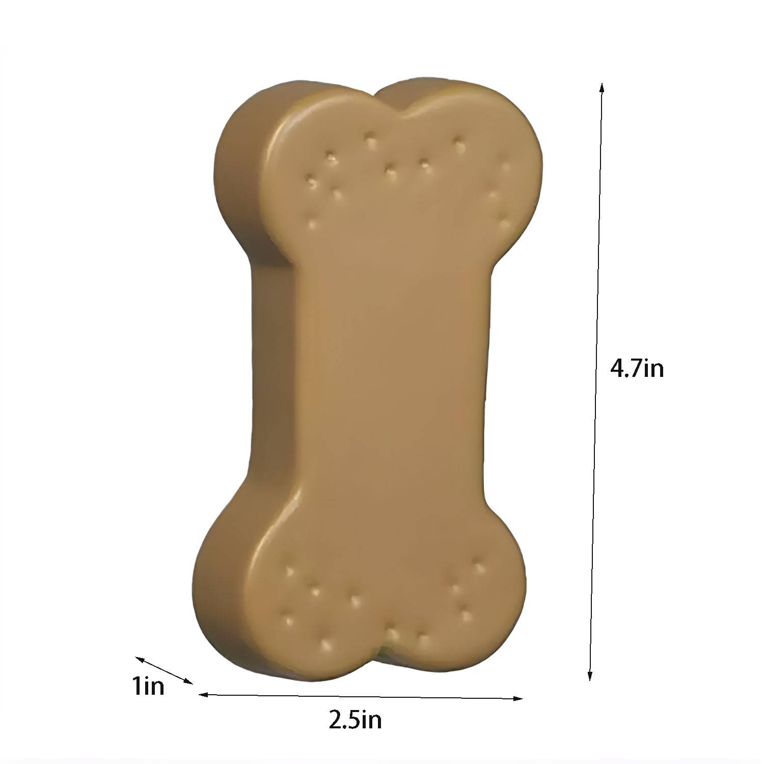 PU Foam Dog Treat Shaped Stress Reliever Toys 4