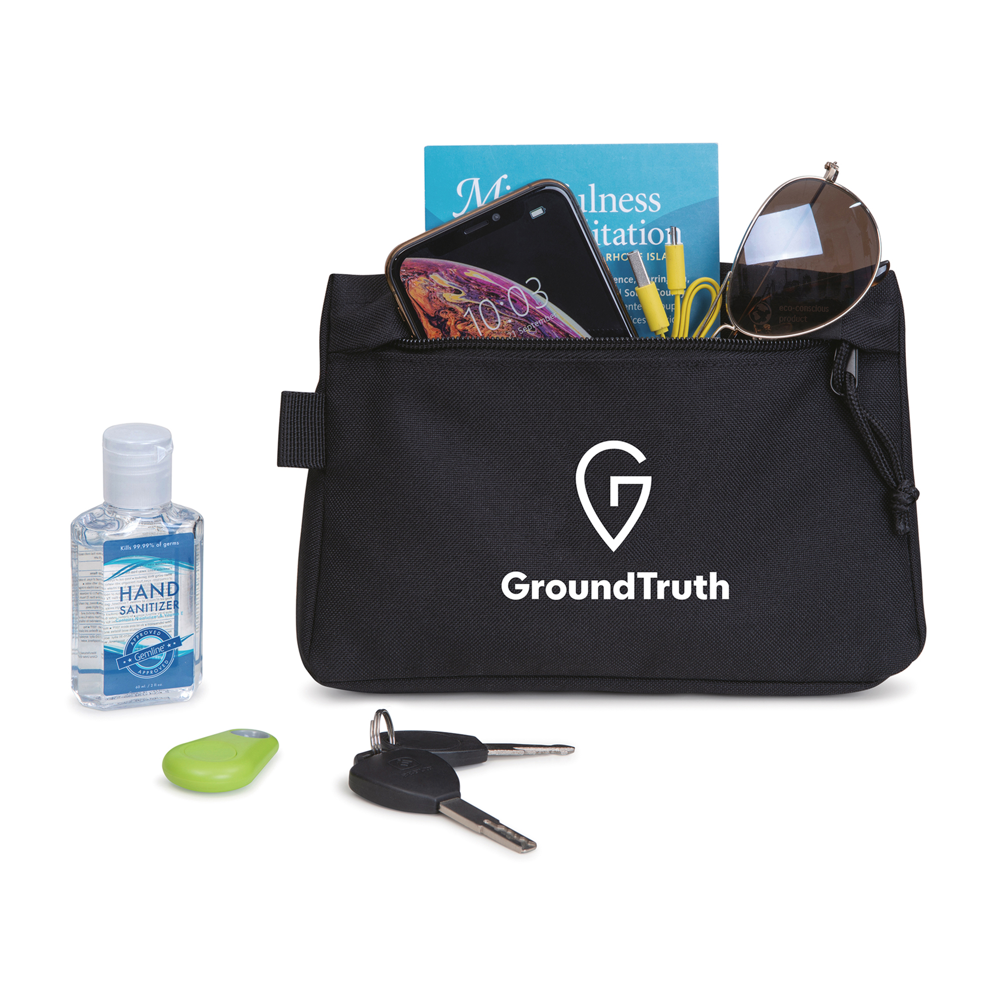 Renew Recycled rPET Zippered Pouch - AWARE™ 16