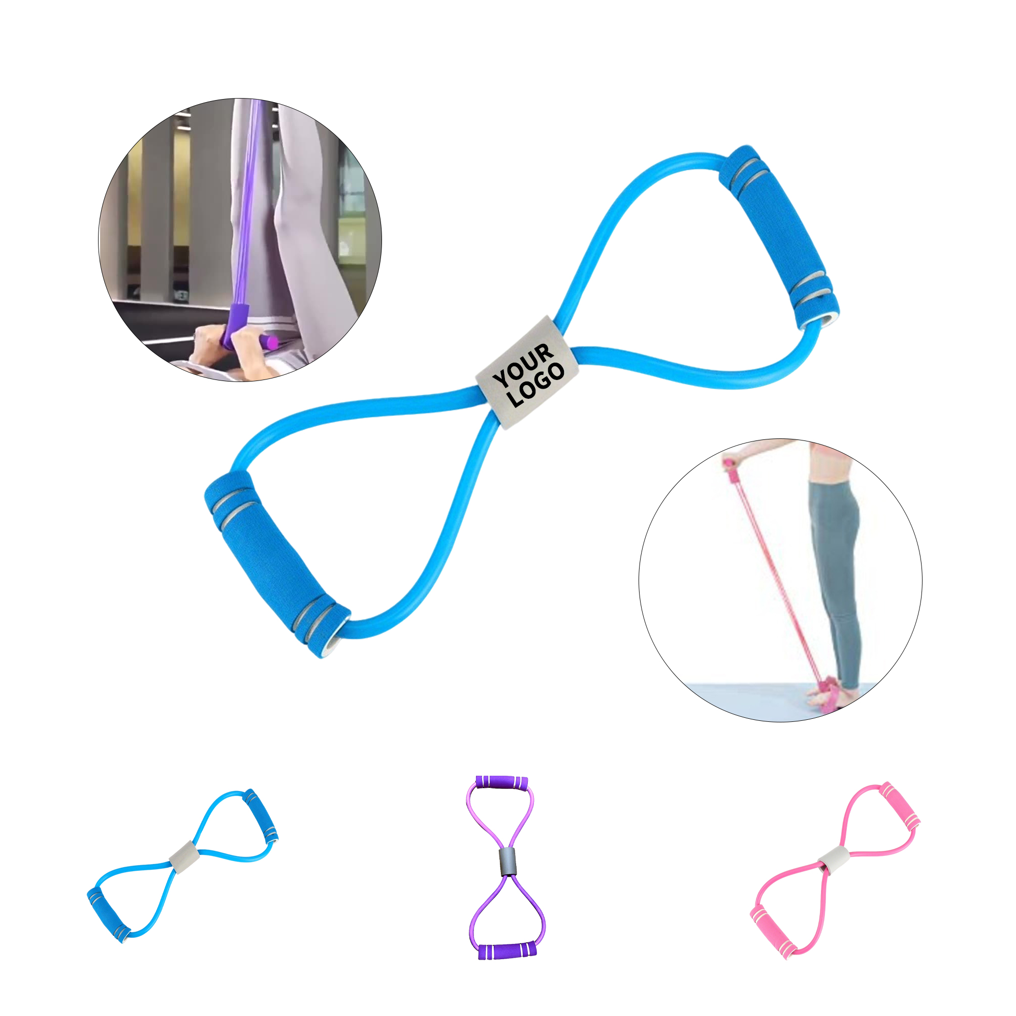 Dual Tube Resistance Exercise Band 6