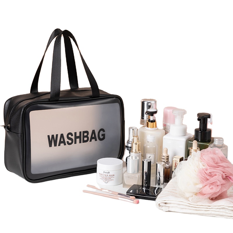 Waterproof, Transparent Cosmetic Bag Large Capacity Wash Bag 4
