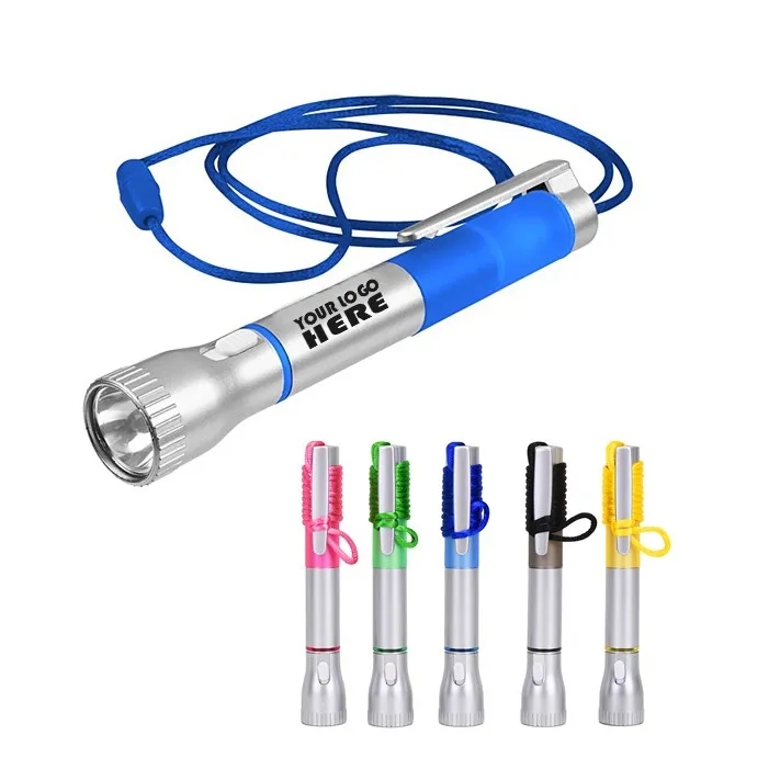 Light-Up Black Ink Pen With Necklace 3