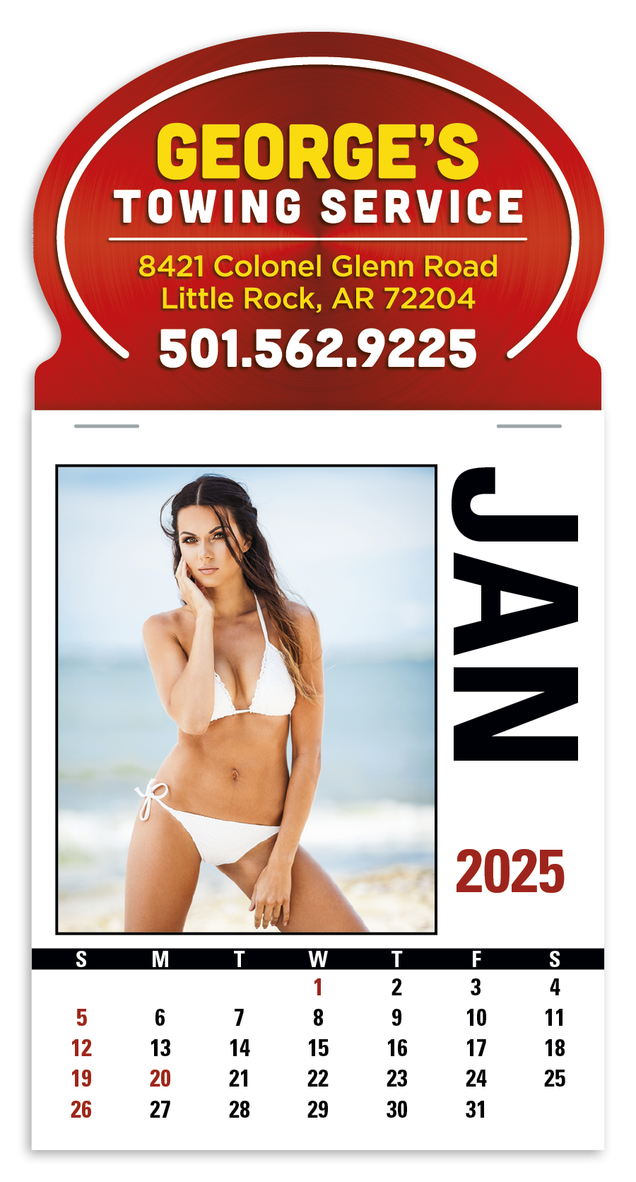 Triumph® Calendars Press-N-Stick Full-Color Header Sunshine Girls Calendar 1