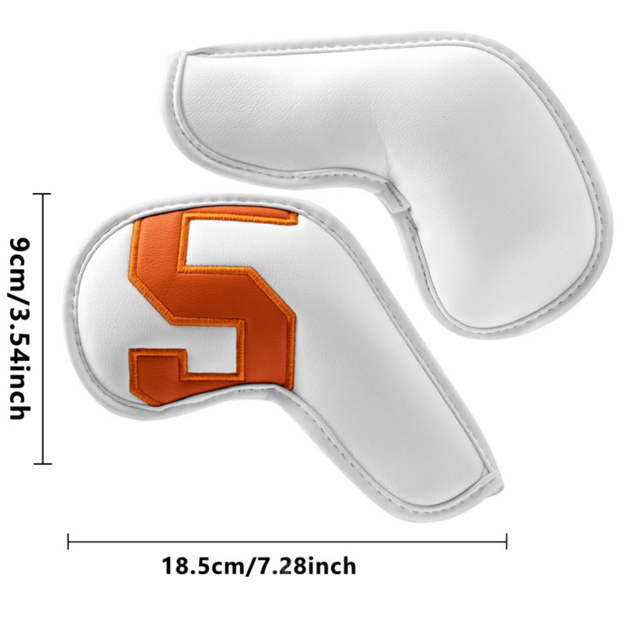 Leather 10 PCS 1 Set Golf Iron Headcovers MOQ50 5