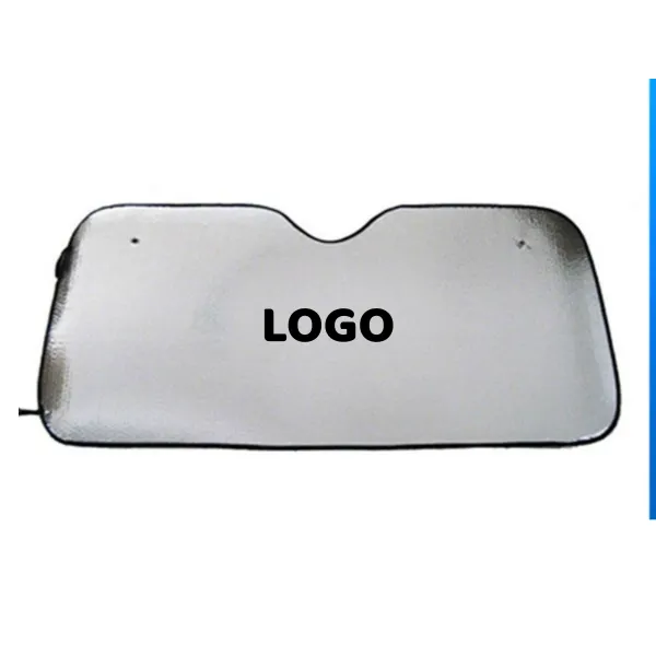 Silver Reflective PE Bubble Car Windshield Sunshade 2
