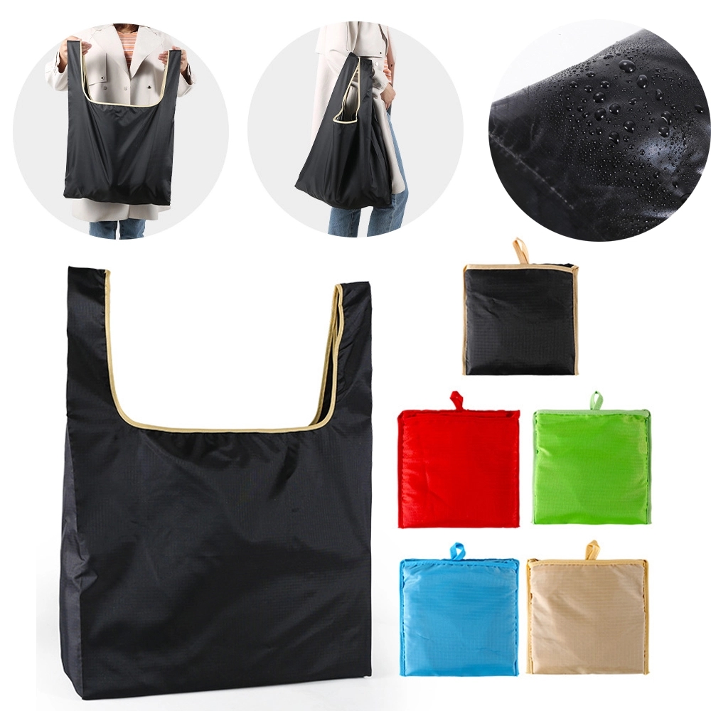 Portable Oxford folding tote shopping bag 1