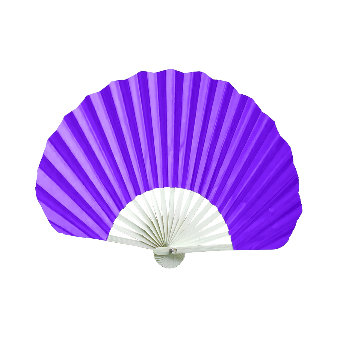Bamboo Summer Folding Hand Fan - Satin Cloth 9