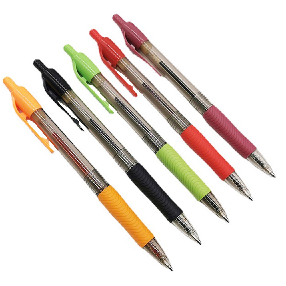 Plastic Pen With Rubber Grip 3