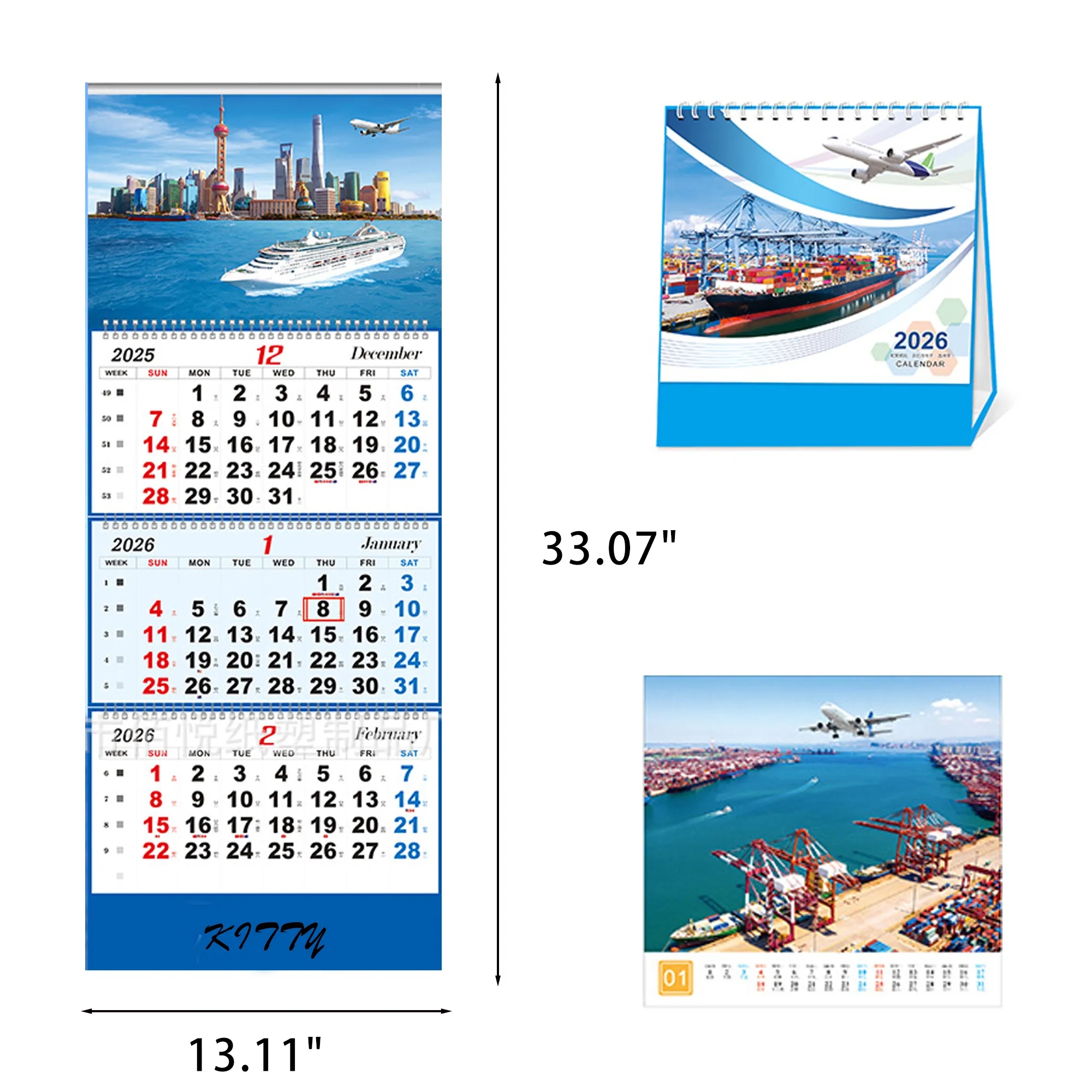 Ocean Freight Forwarding Monthly Calendar 6