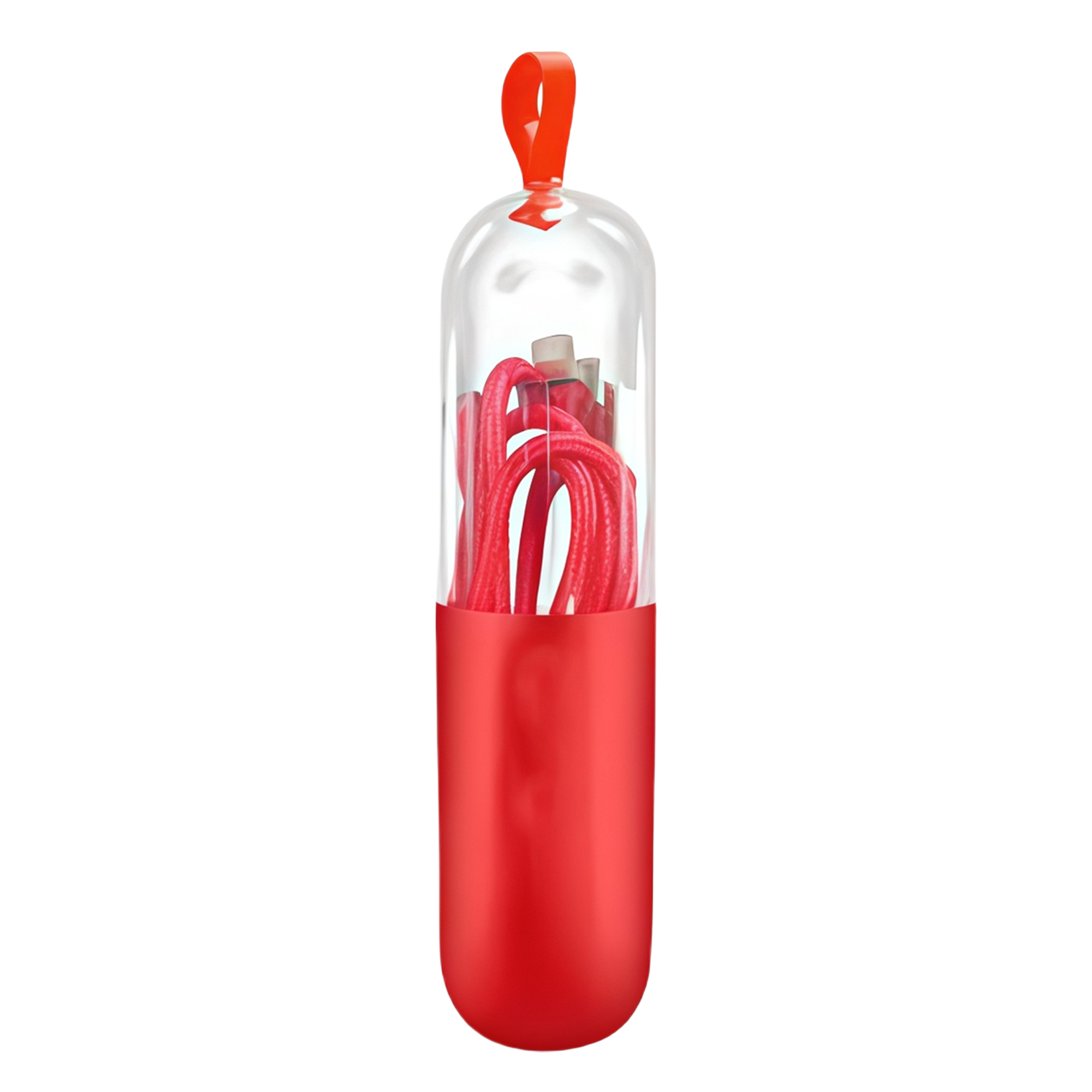 3-in-1 Capsule Data Cable Fast Charging Tri-Fold Cord Durable Portable 1.2m for Gifts Promotions 3