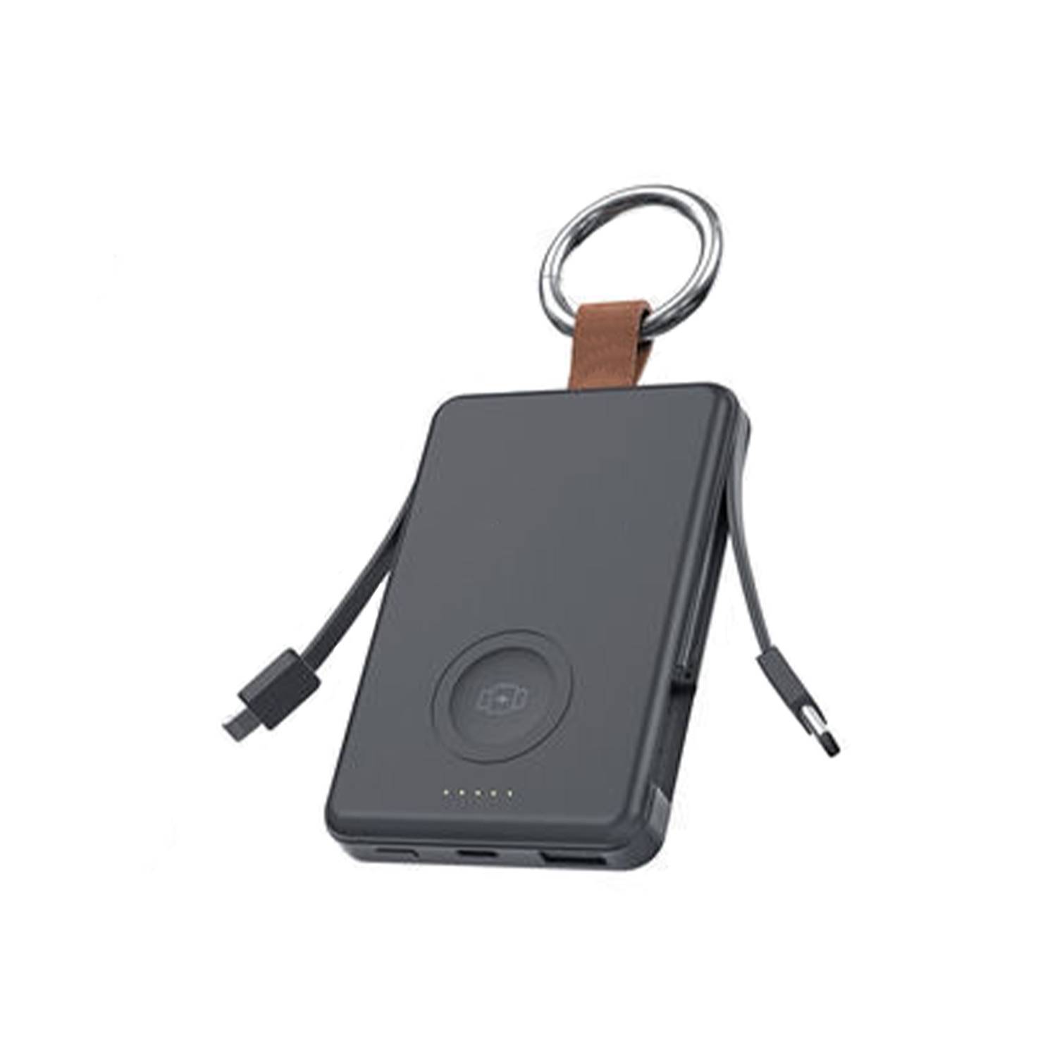 5000Mah Fast Charging Power Bank With Built-In Data Cable 2