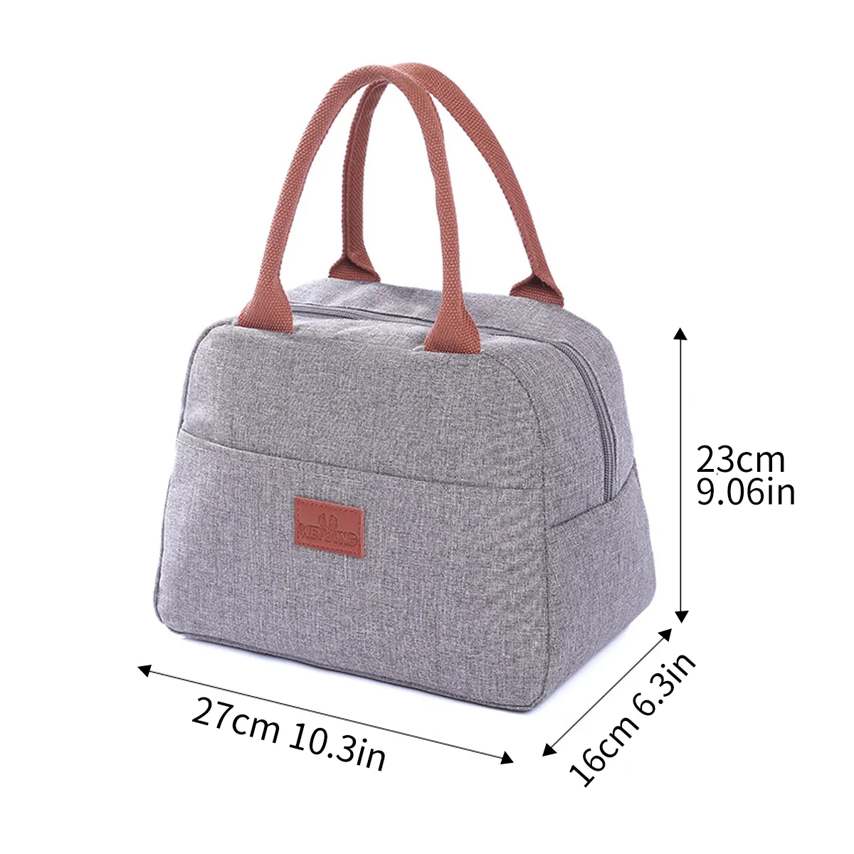 8L Insulated Lunch Tote Cooler Bag with Handles 3