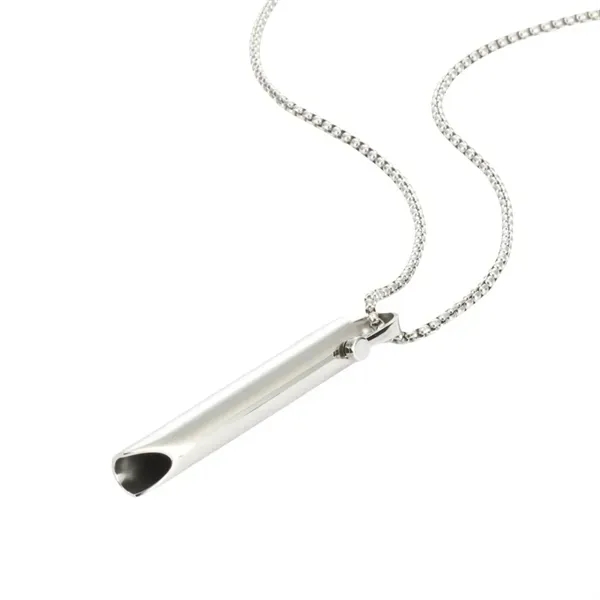 Titanium Steel Whistle Necklace with 180 mL Capacity 2