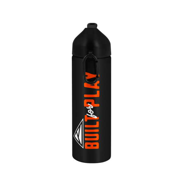 EasyFlow Recycled Aluminum Bottle w Straw Lid, custom water bottle with logo imprint 40
