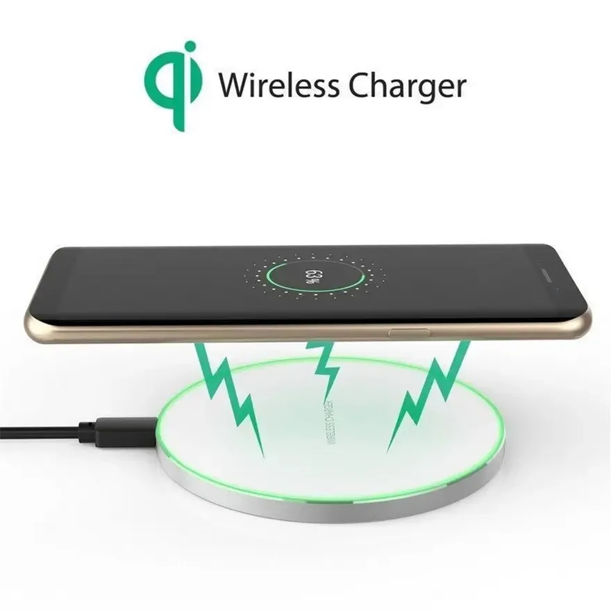 Ultra Slim 15W Qi Wireless Charger Pad 6
