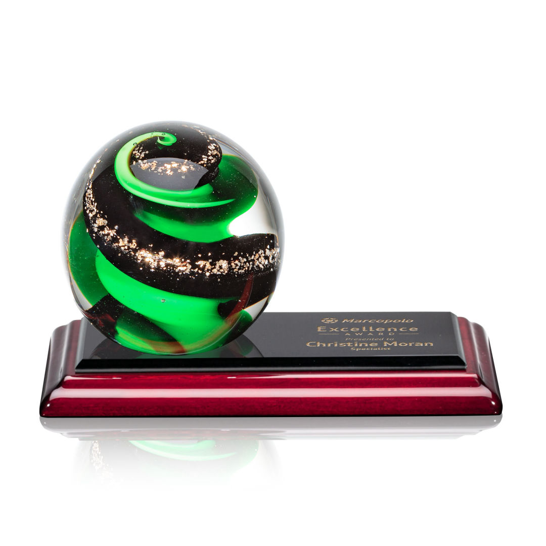 Zodiac Award on Rosewood Base 1