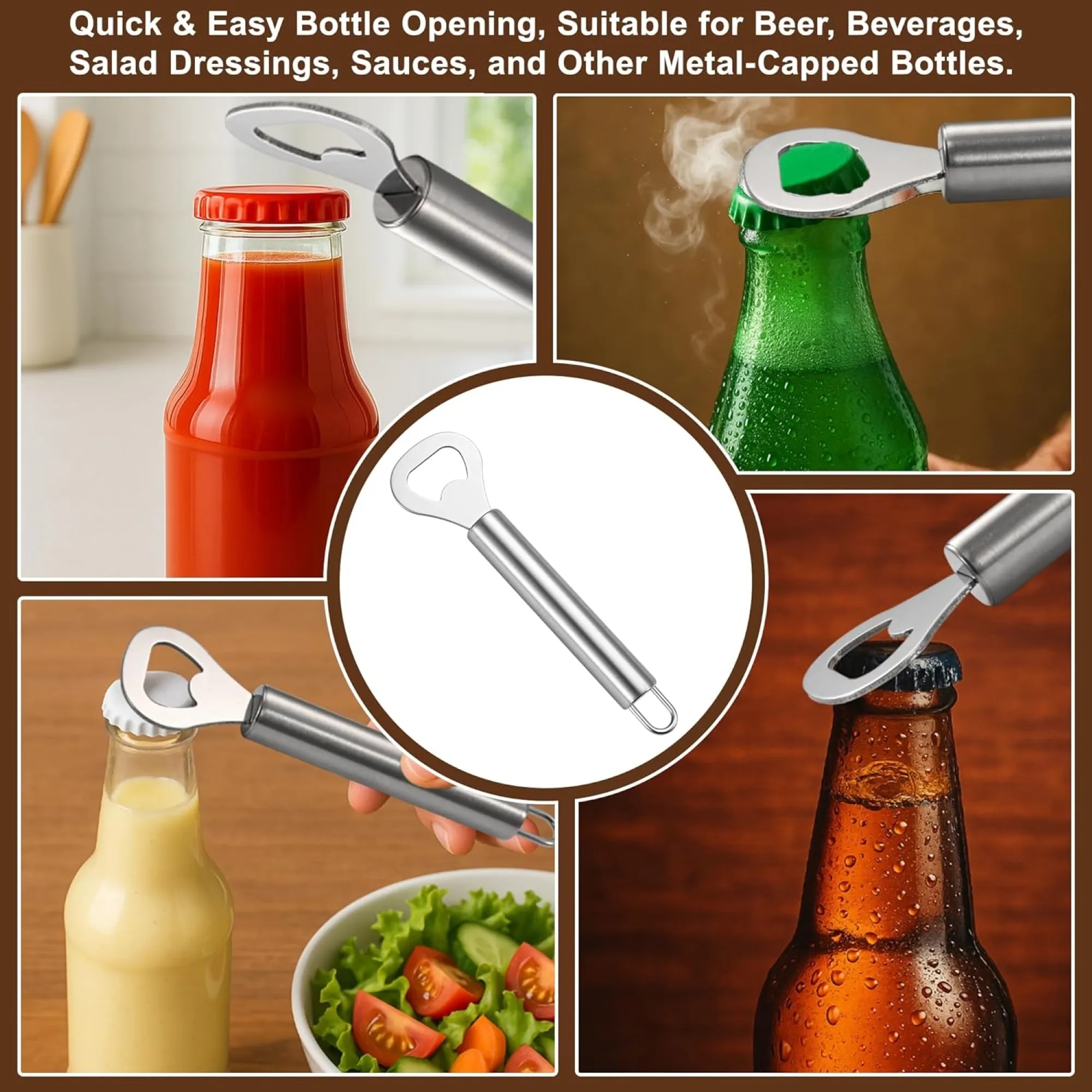 Stainless Steel Lever Bottle Opener 3