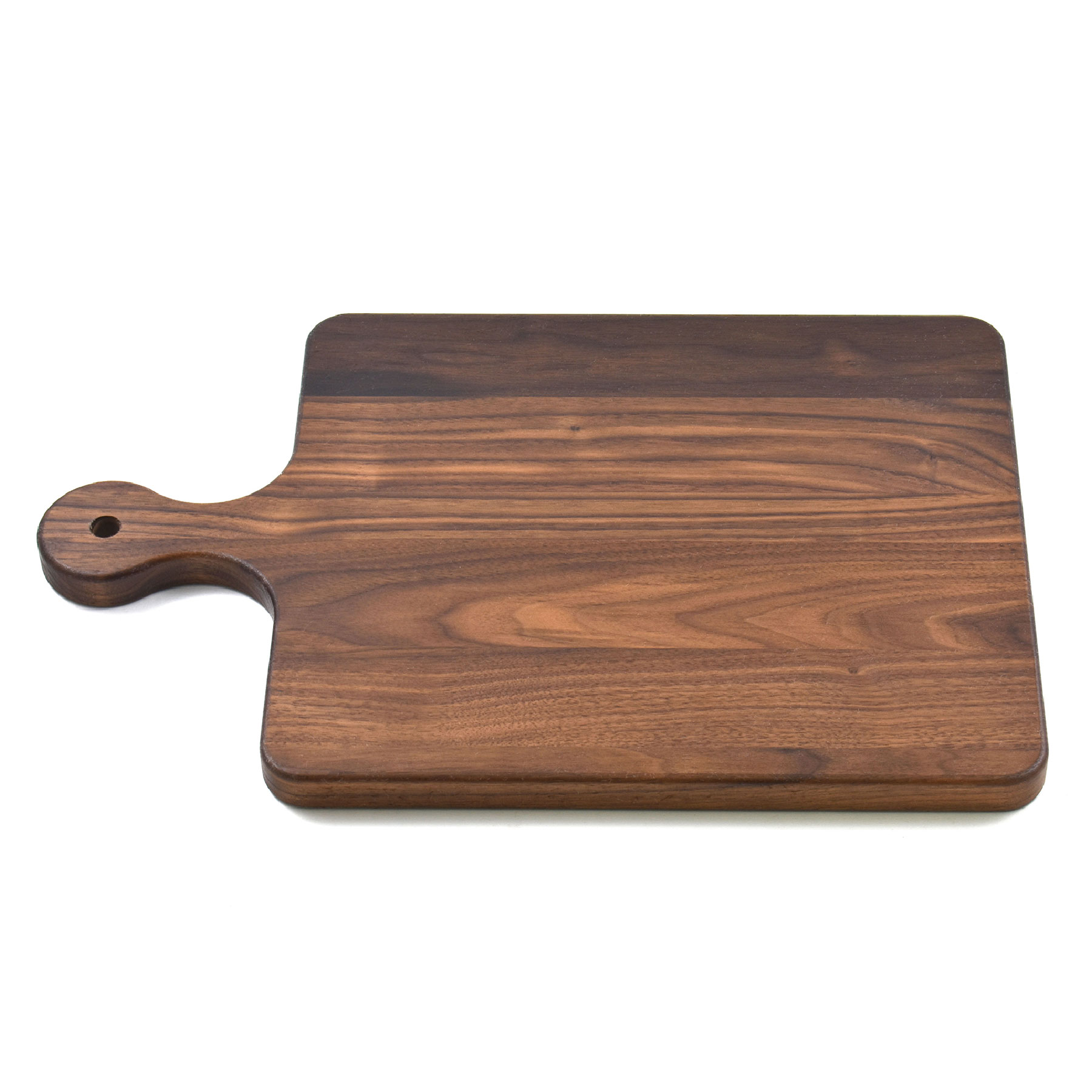 10 1/2" x 16" Walnut Paddle Cutting Board 1