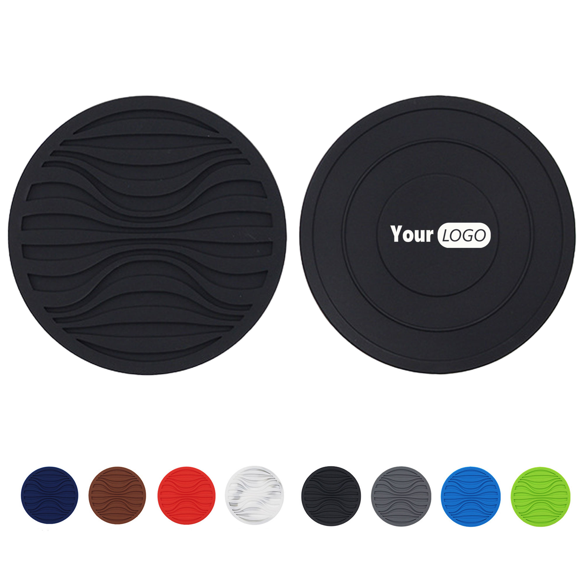 Non-Slip Round Soft Coaster 2