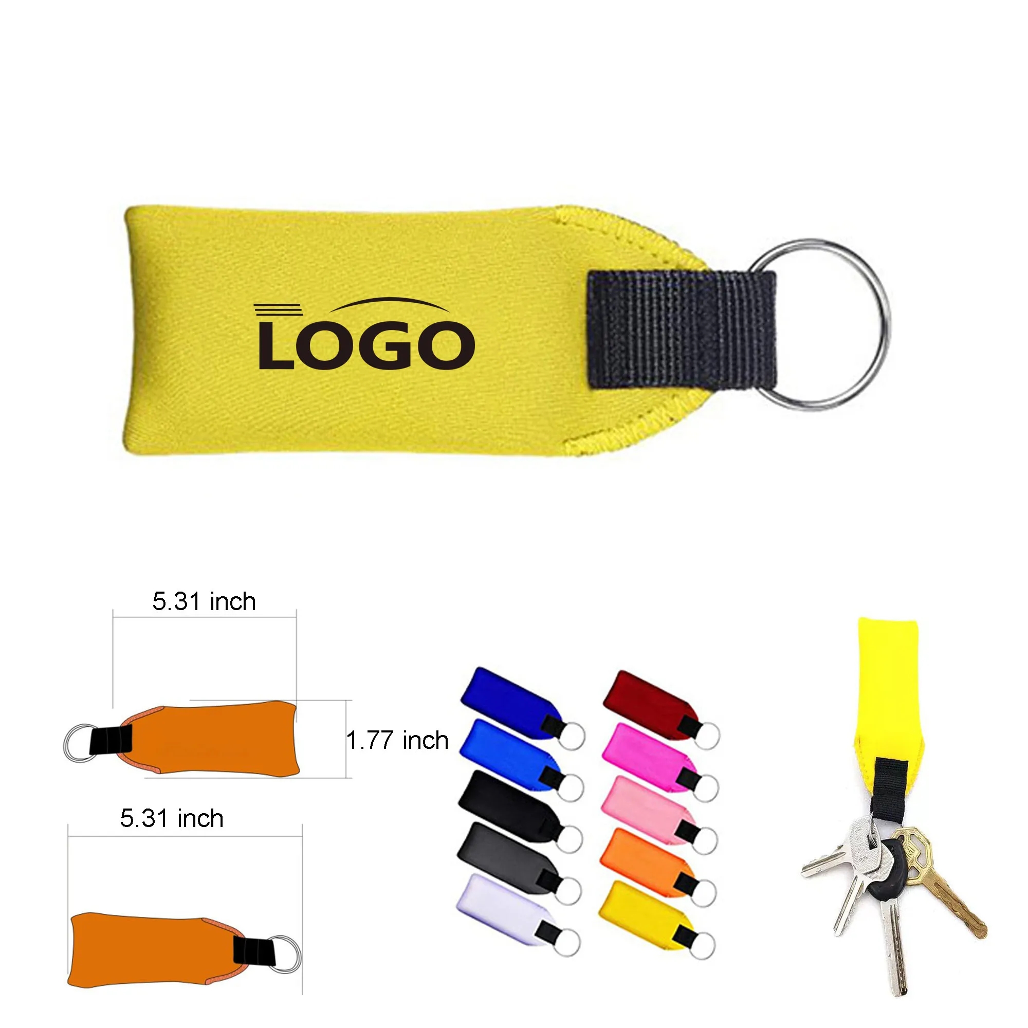 Floating Neoprene Keychain 2