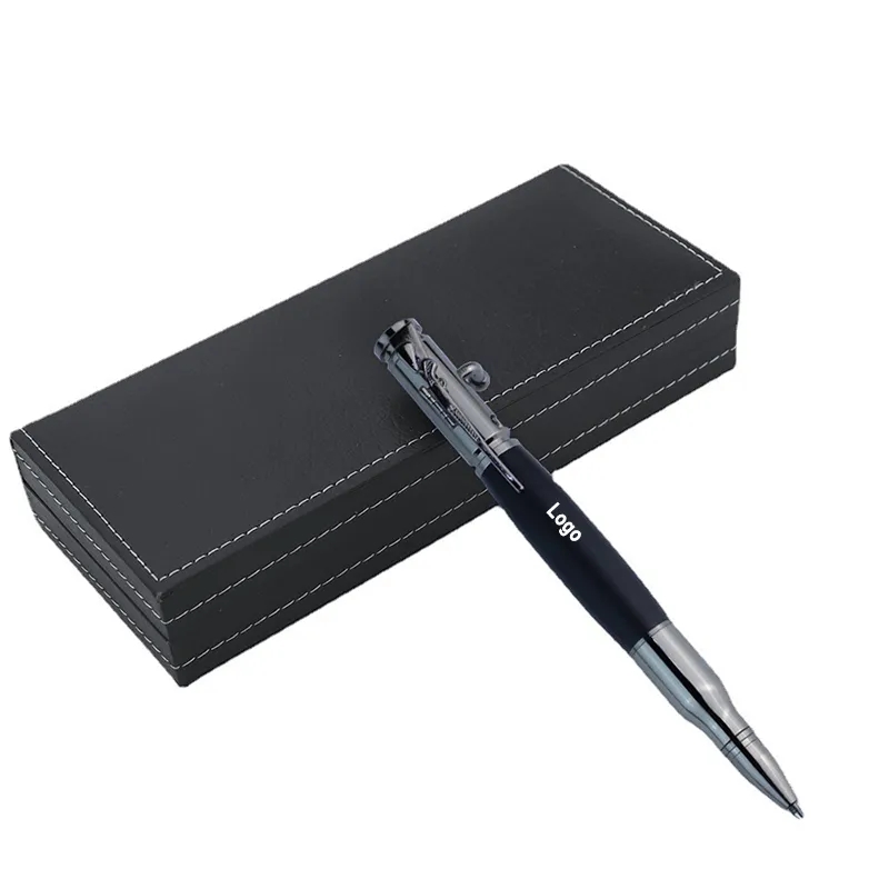 Bolt Action Pen Wood Ballpoint Bullet Shaped 1