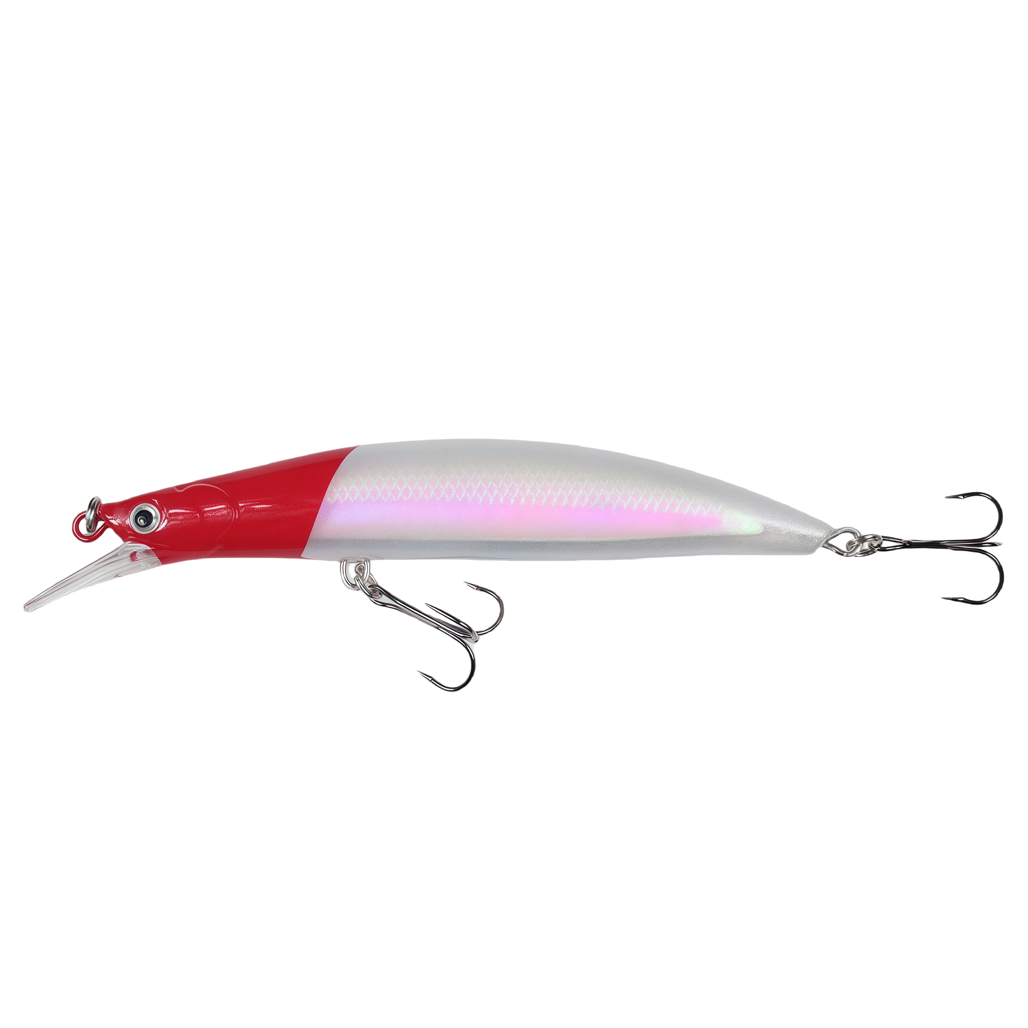 22g Laser Painted Minnow Hard Lure Bait with Sharp Hooks for Long Casting 4