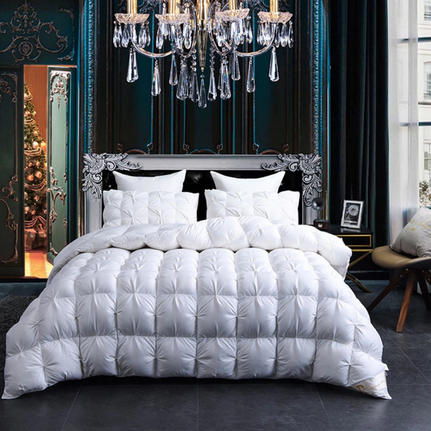 Lightweight Goose Feathers Down Comforter Duvet 2
