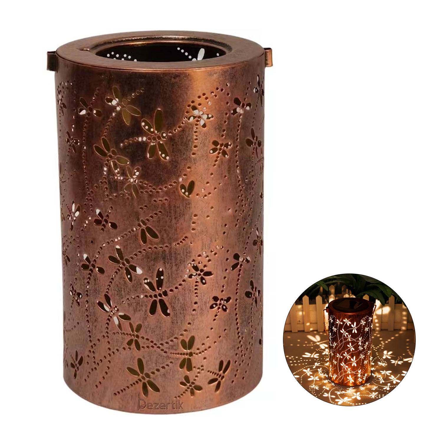 Solar Outdoor Waterproof Garden Decoration Dragonfly Lamp 3