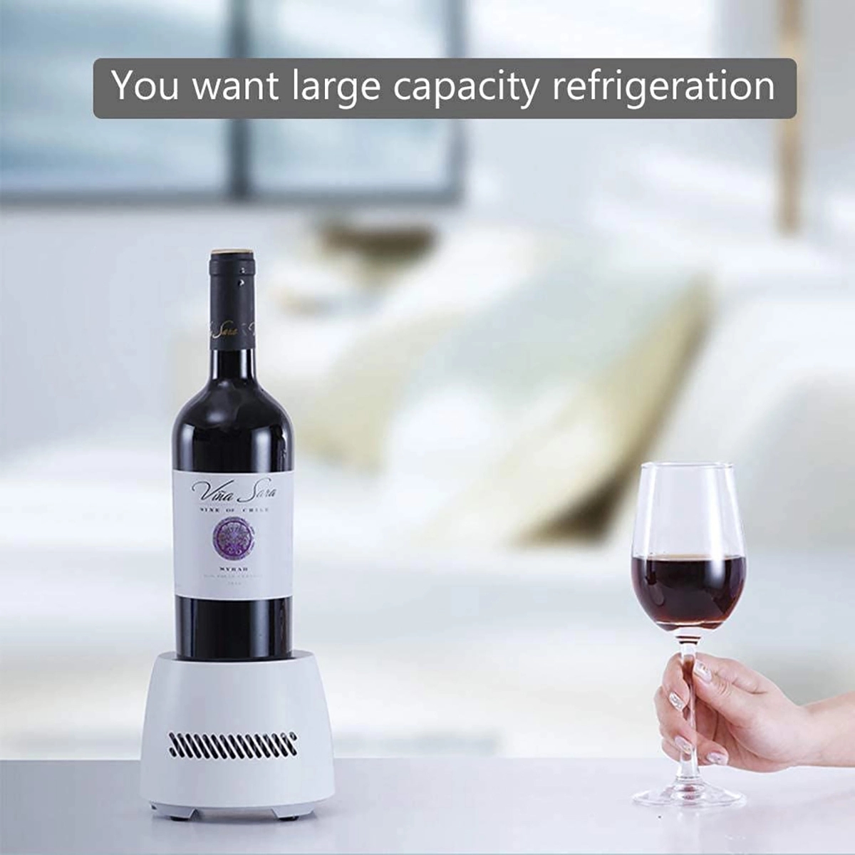 Portable Mini Refrigerator Drink Cooler Quick Cooling Cup Co 5
