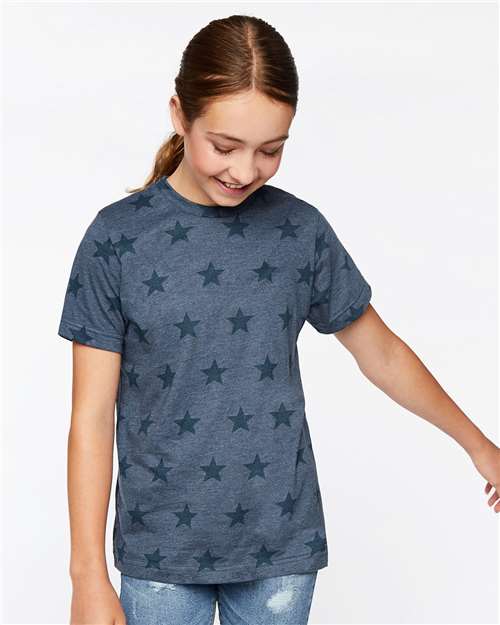 Youth Star Print Tee - 2229 46