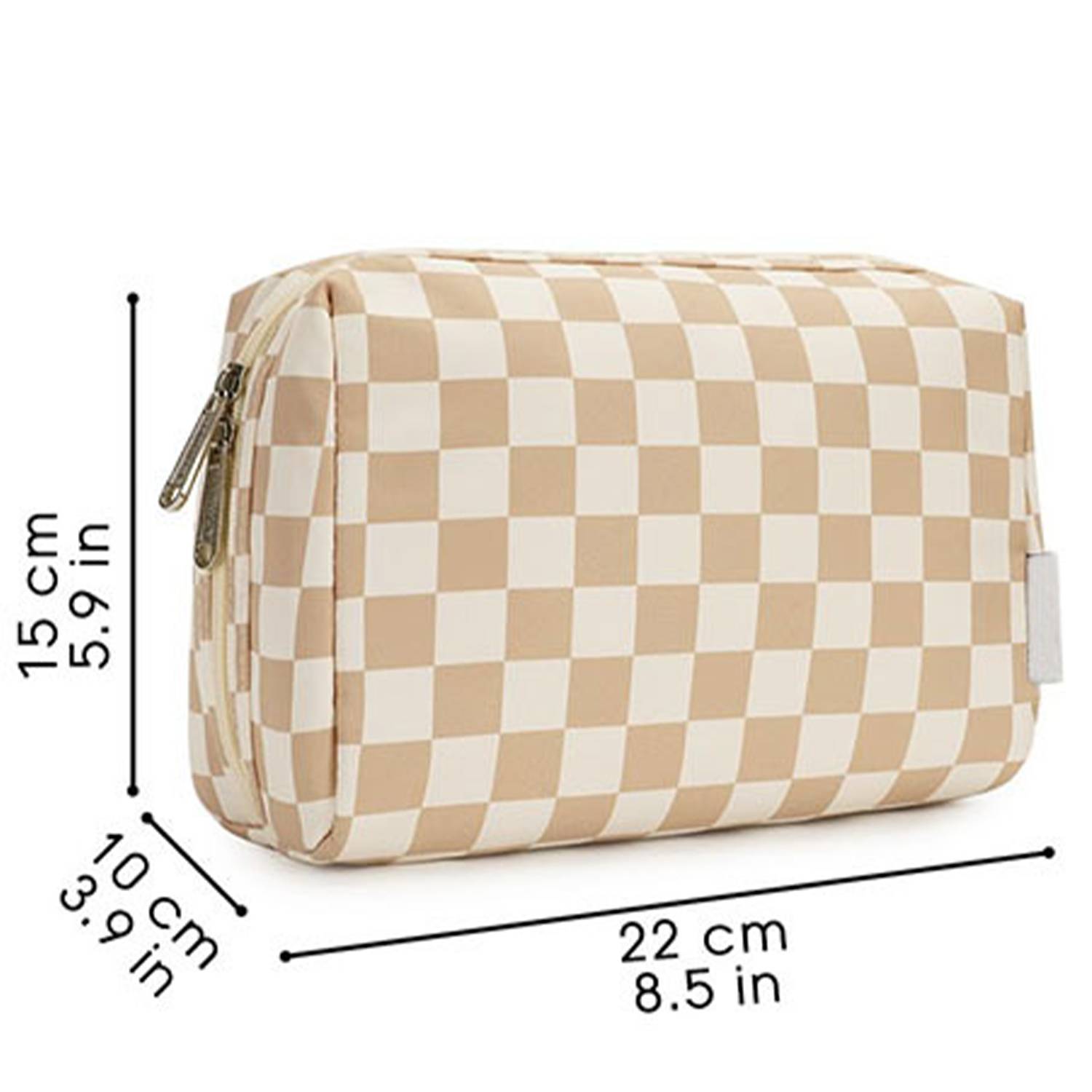 Large PU Leather Waterproof Toiletry Makeup Bag 5