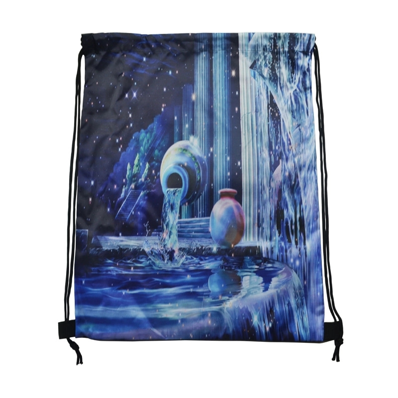 Promotional Nylon Drawstring Backpacks 3