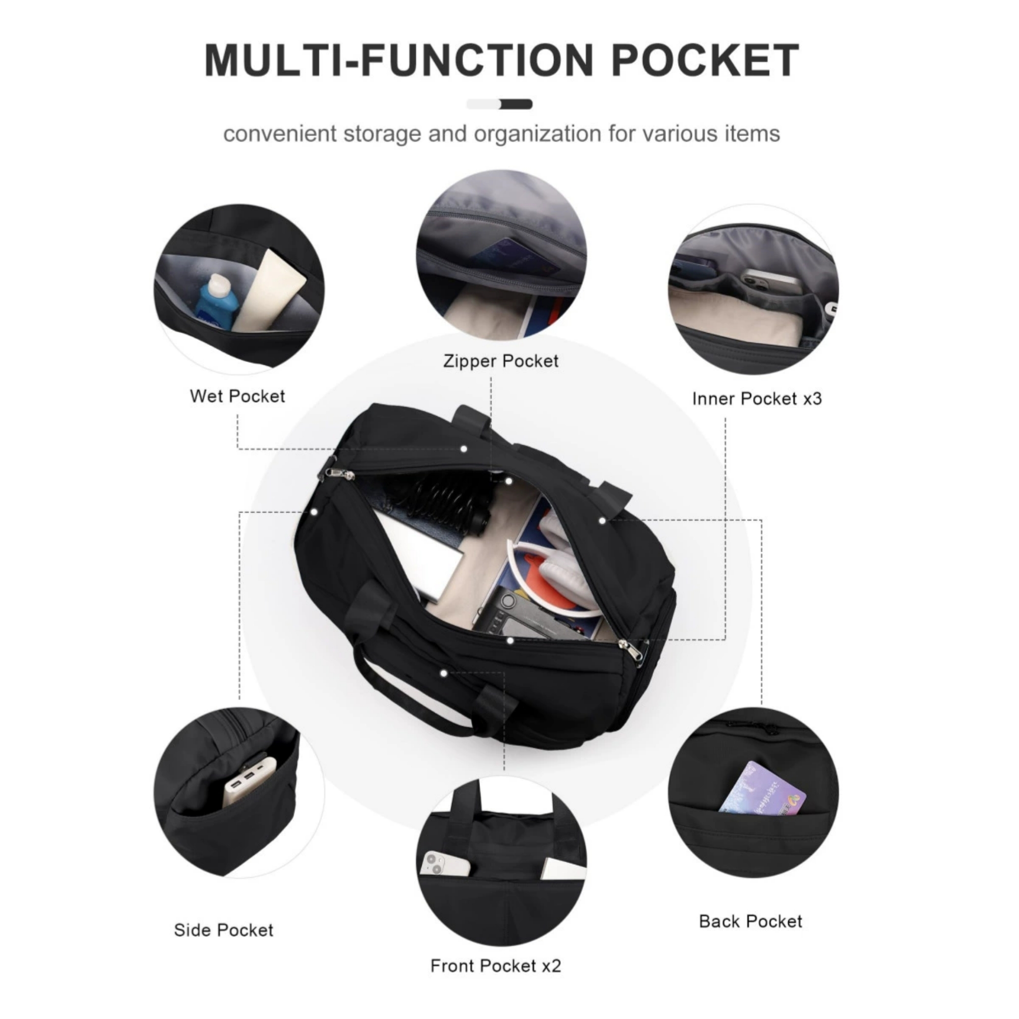 Gym Bag With Shoe Compartment 3