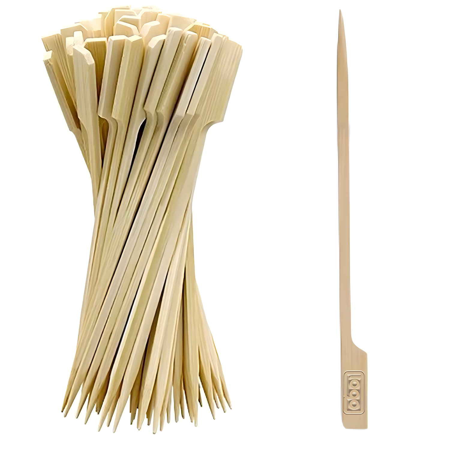 100Pcs Disposable Bamboo Skewers 4