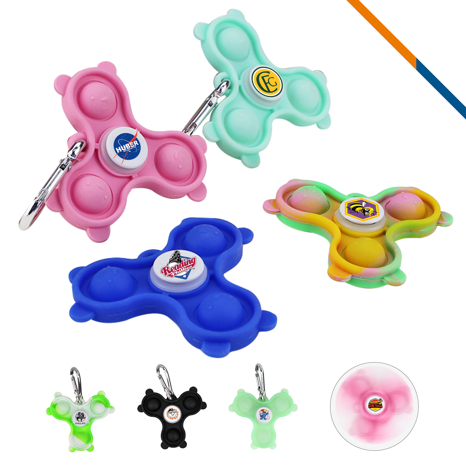 Kiya Push Bubble Fidget Spinner 2