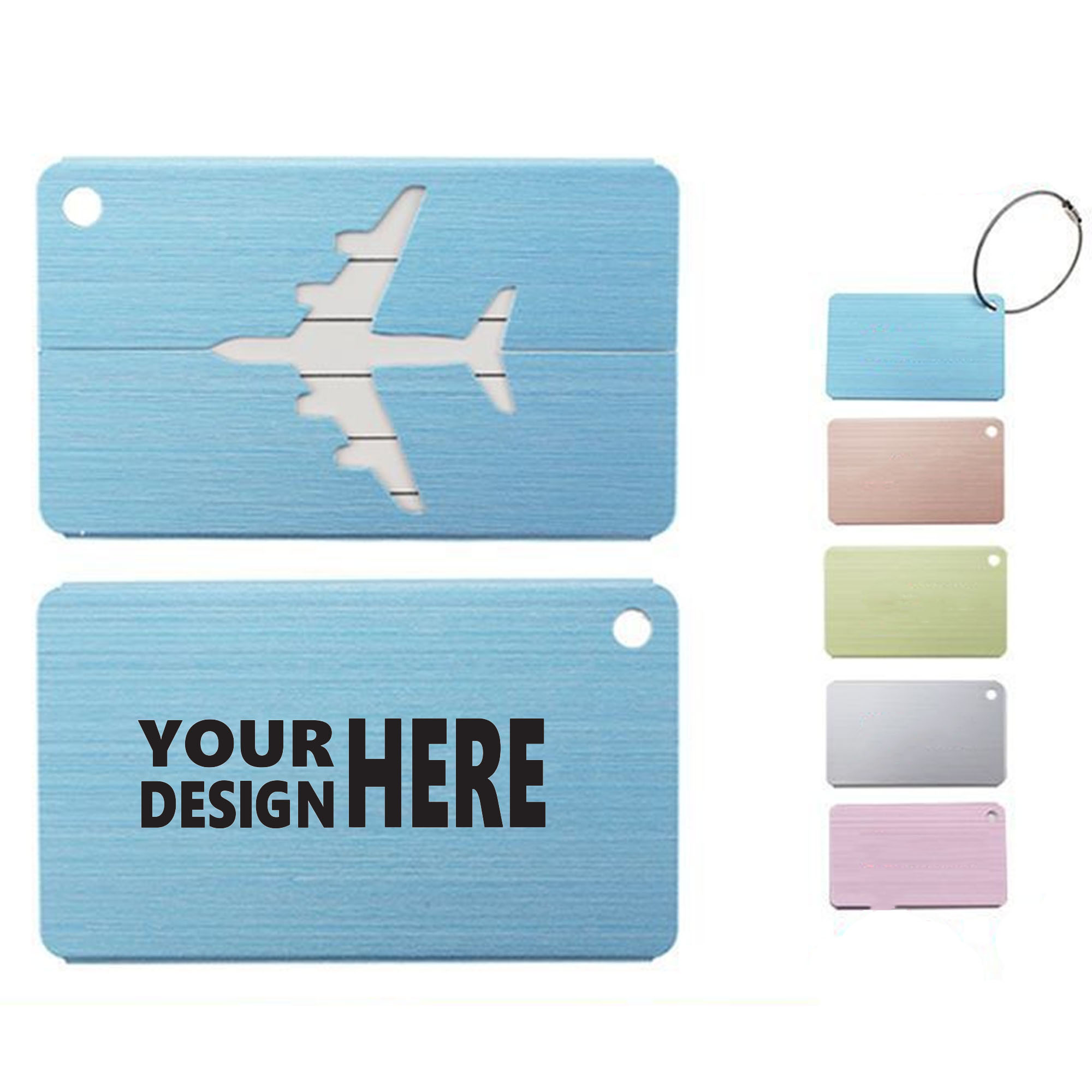 Metal Boarding Pass Luggage Tag 2