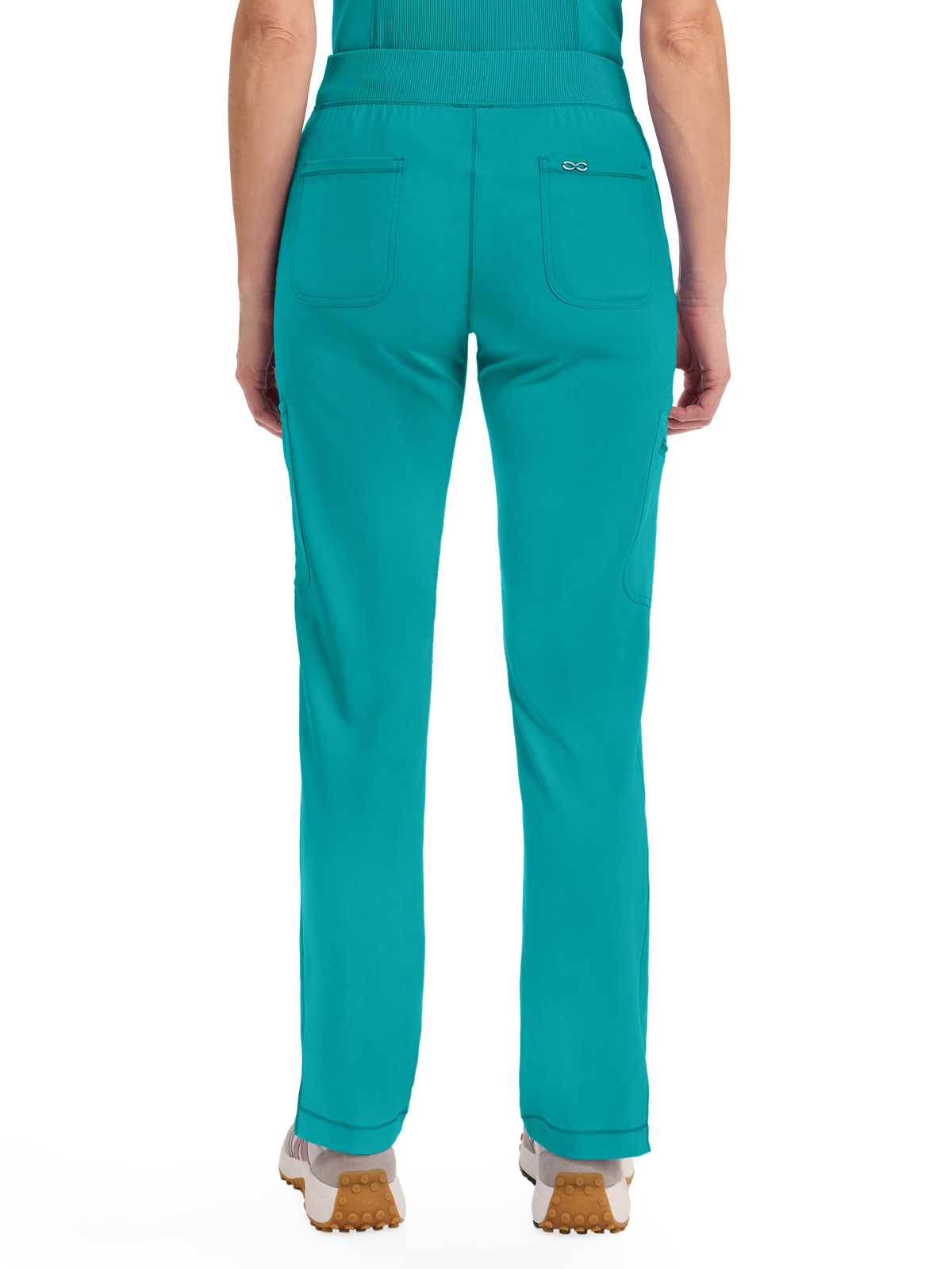 Infinity - Women's 6- Pocket Mid Rise Tapered Leg Pant 34