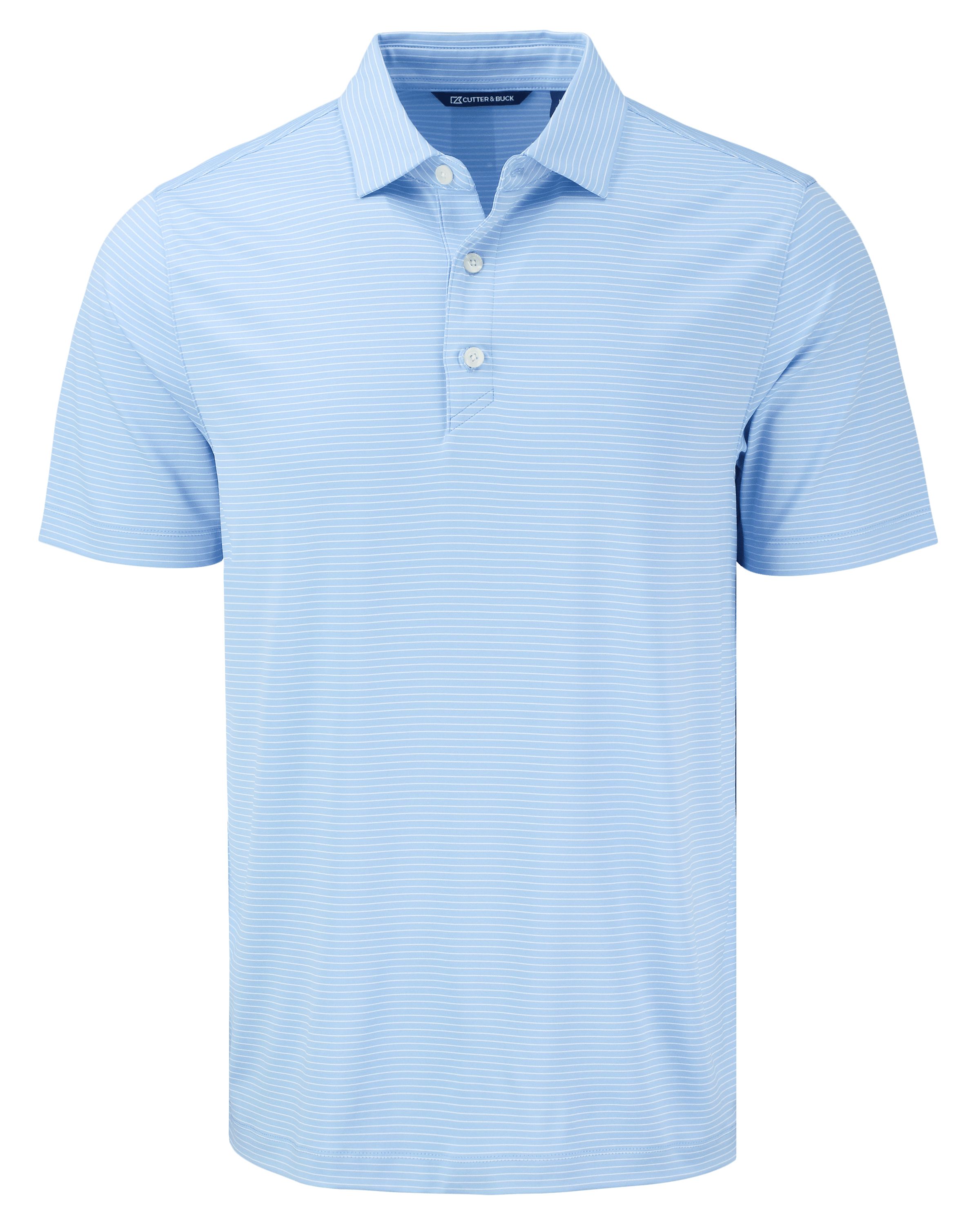 Cutter & Buck Forge Recycled Fine Line Stripe Four-Way Stretch Mens Polo 7