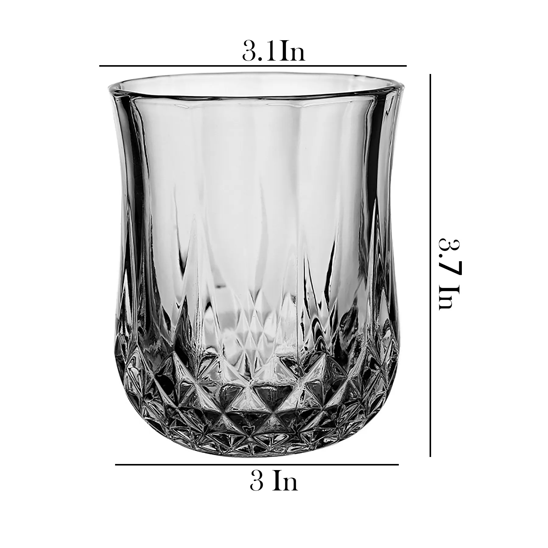 Glass Household Water Cup 2