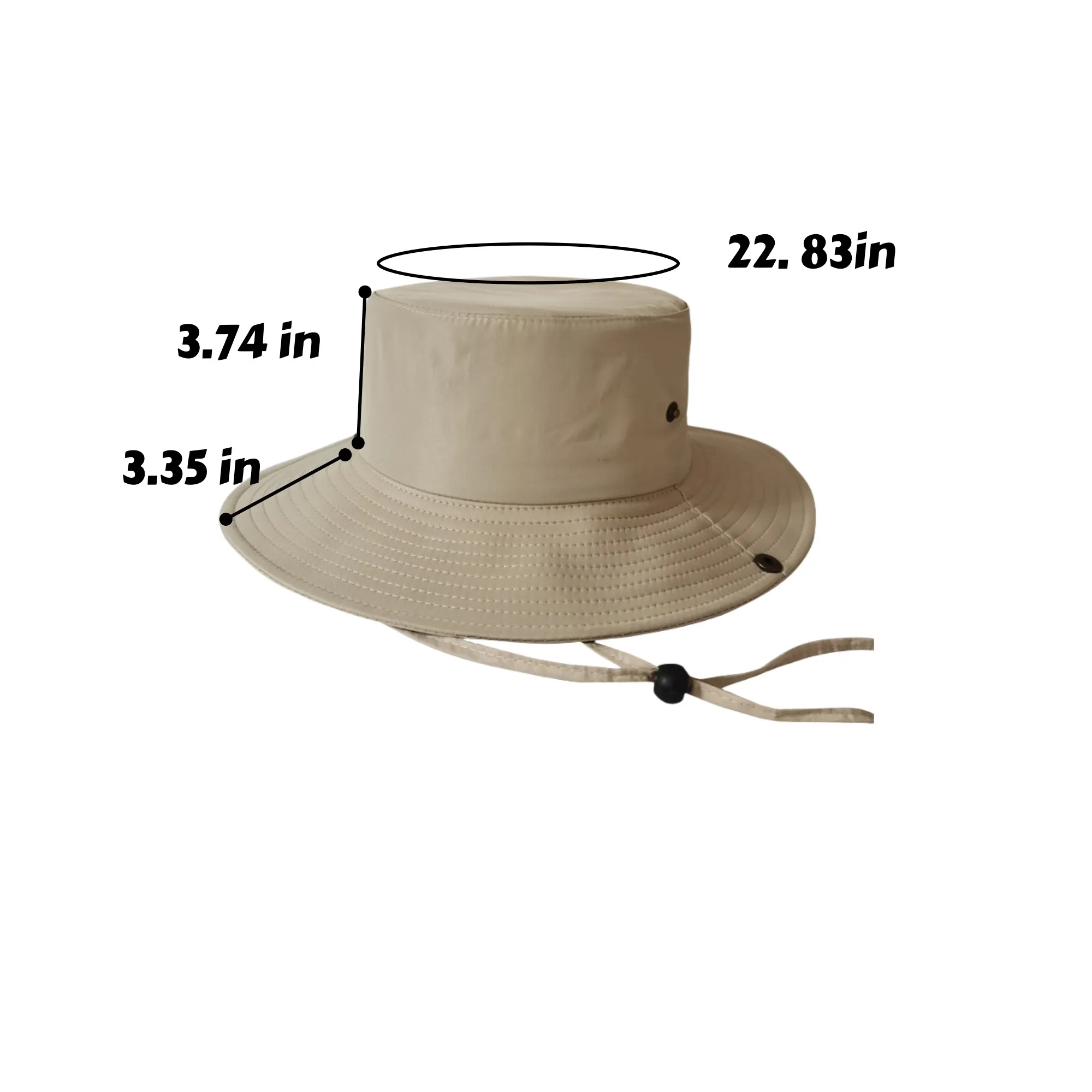 Unisex Wide Brim Outdoor Sun Fishing Hat 3